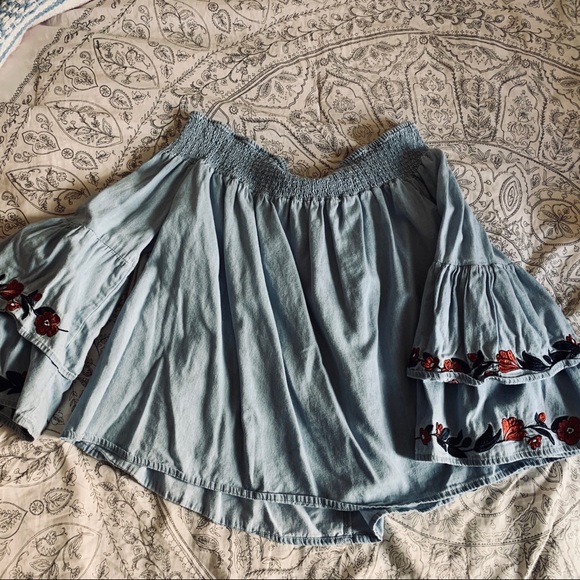 urban heritage Tops - Off the shoulder flowy top